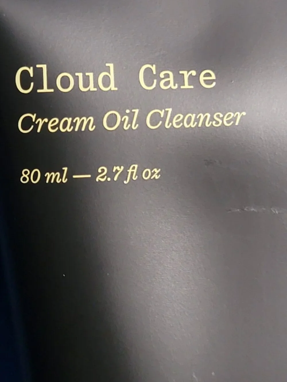 The Ordinary Cloud Care Agency Weightless Cream Oil Cleanser